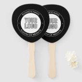 Vorlage für Firmenlogo oder Design und Bearbeitung Fächer (Vorne und Hinten)