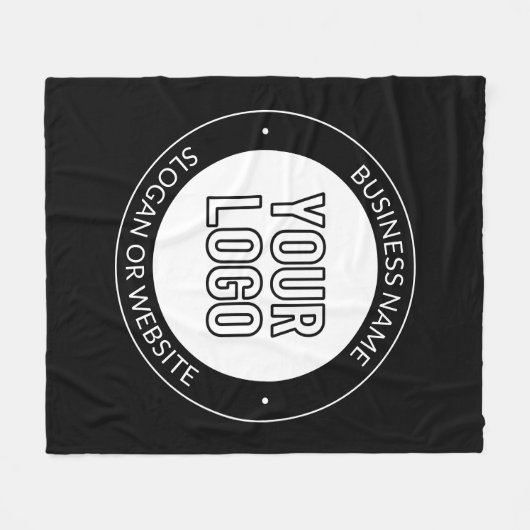 Vorlage für Firmenlogo oder Design und Bearbeitung Fleecedecke (Vorderseite (Horizontal))