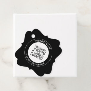 Vorlage für Firmenlogo oder Design und Bearbeitung Geschenkanhänger