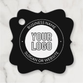 Vorlage für Firmenlogo oder Design und Bearbeitung Geschenkanhänger (Vorderseite)