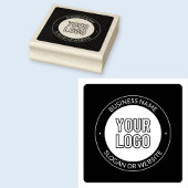 Vorlage für Firmenlogo oder Design und Bearbeitung Gummistempel