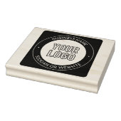 Vorlage für Firmenlogo oder Design und Bearbeitung Gummistempel (Stempel)