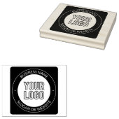 Vorlage für Firmenlogo oder Design und Bearbeitung Gummistempel (Stempel)