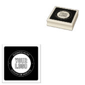 Vorlage für Firmenlogo oder Design und Bearbeitung Gummistempel (Stempel)