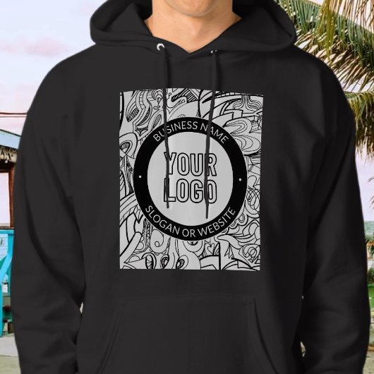 Vorlage für Firmenlogo oder Design und Bearbeitung Hoodie