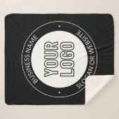 Vorlage für Firmenlogo oder Design und Bearbeitung Sherpadecke (Vorderseite (Horizontal))