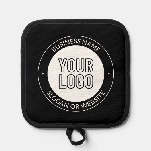 Vorlage für Firmenlogo oder Design und Bearbeitung Topflappen (Vorderseite)