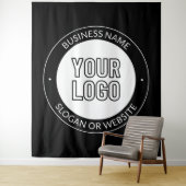 Vorlage für Firmenlogo oder Design und Bearbeitung Wandteppich (Beispiel)