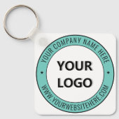 Vorlage für Firmenlogo und Text-Business-Schlüssel Schlüsselanhänger (Vorderseite)