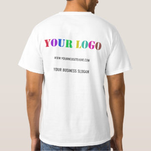Vorlage für Firmenlogo und Text-Business-T - Shirt