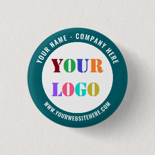 Vorlage für Firmenlogo und Text Button
