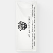 Vorlage für Firmenlogos Banner (Vertikal)