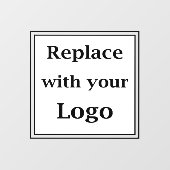 Vorlage für Firmenlogos Fensteraufkleber (Blatt)