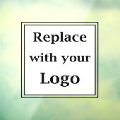 Vorlage für Firmenlogos Fensteraufkleber (Blatt 3)