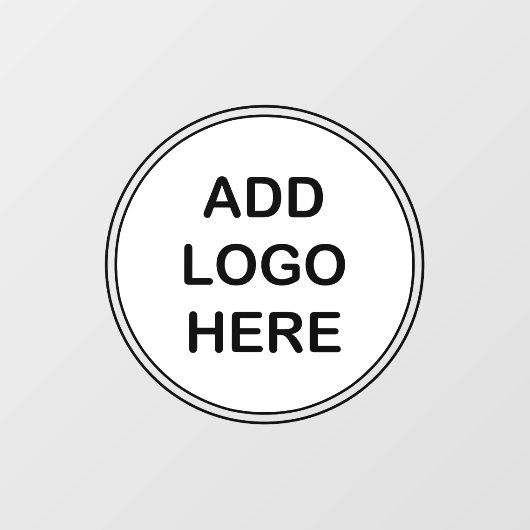 Vorlage für Firmenlogos Fensteraufkleber (Blatt)