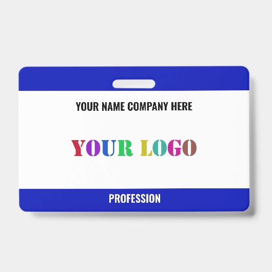 Vorlage für Firmenlogos für das Abzeichen Ausweis (Vorderseite)