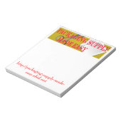 Vorlage für Firmenlogos Notizblock (Rotiert)