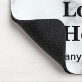 Vorlage für Firmenlogos und Imitate mit Firmenname Mousepad (Ecke)