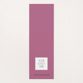 Vorlage für Fitnessen-Firmenlogo Workout-Yoga-Matt Yogamatte (Rückseite)