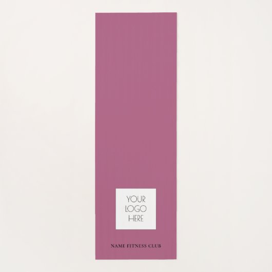 Vorlage für Fitnessen-Firmenlogo Workout-Yoga-Matt Yogamatte (Rückseite)