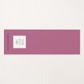 Vorlage für Fitnessen-Firmenlogo Workout-Yoga-Matt Yogamatte (Vorderseite (Horizontal))