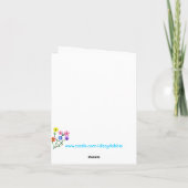 Vorlage für Flamingo-Karten (Rückseite)