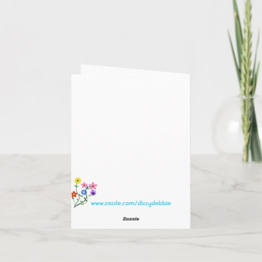 Vorlage für Flamingo-Karten (Rückseite)