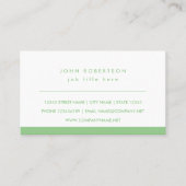 Vorlage für florale Visitenkarten mit Blumenlogo Visitenkarte (Vorderseite)