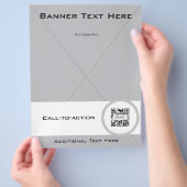 Vorlage für Flyer Allgemein 2 (Hand)