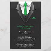 Vorlage für Flyer eines professionellen Geschäftsm (Vorne)