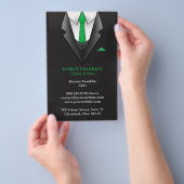 Vorlage für Flyer eines professionellen Geschäftsm (Handgriff)