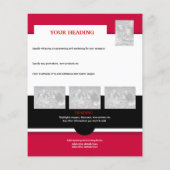 Vorlage für Flyer - Erstellen Sie Ihre eigene 4.5" (Hinten)