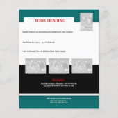 Vorlage für Flyer - Erstellen Sie Ihre eigene 4.5" (Hinten)