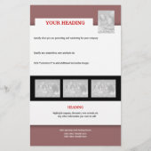 Vorlage für Flyer - Erstellen Sie Ihre eigenen 5.5 (Hinten)