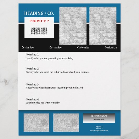 Vorlage für Flyer - Erstellen Sie Ihre eigenen 8.5 (Vorne)