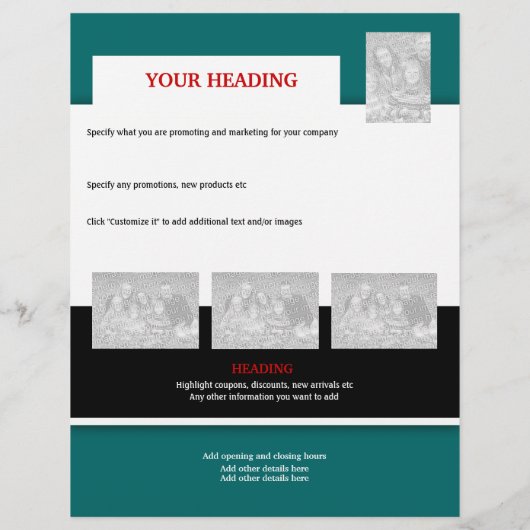 Vorlage für Flyer - Erstellen Sie Ihre eigenen 8.5 (Hinten)