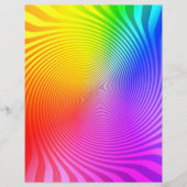 Vorlage für Flyer: Farbiges Spiraldesign Flyer (Vorne)