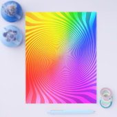 Vorlage für Flyer: Farbiges Spiraldesign Flyer (Einzeln)