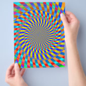 Vorlage für Flyer: Farbiges Spiraldesign Flyer (Hand)