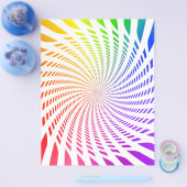 Vorlage für Flyer: Farbiges Spiraldesign Flyer (Einzeln)