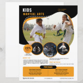 Vorlage für Flyer für Kinder-Märtyrer-Kunst (Vorne/Hinten)