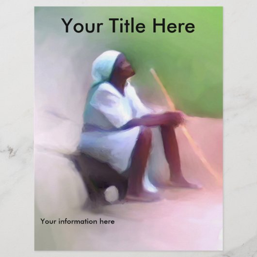 Vorlage für Flyer, Hilfe Haiti Fundraiser ankündig Flyer (Vorne)