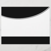 Vorlage für Flyer Schwarz-weiße Werbeaktion Market (Hinten)