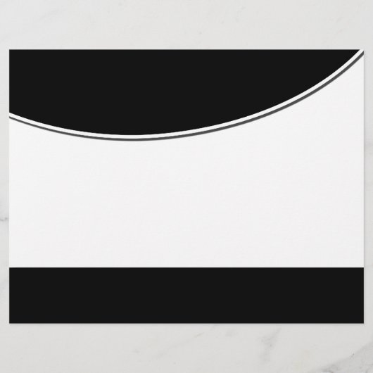 Vorlage für Flyer Schwarz-weiße Werbeaktion Market (Hinten)