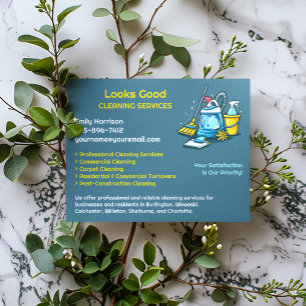 Vorlage für Flyer von professionellen Reinigungsdi