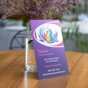 Vorlage für Flyer von professionellen Reinigungsdi