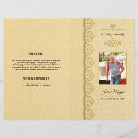 Vorlage für Flyer zur Gedenkfeier (Vorne)