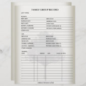 Vorlage für Formulare in geschlechtsspezifischen P (Vorne/Hinten)