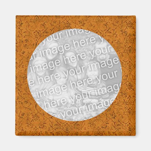 Vorlage für Foto-Blume Magnet (Vorne)