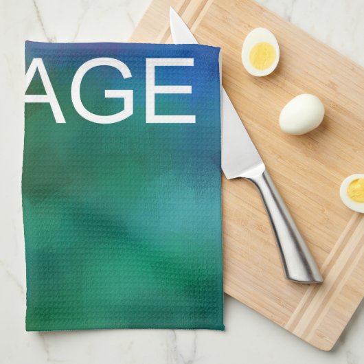 Vorlage für Foto-Image hochladen Moderne Eleganz Geschirrtuch (Viertel Falte)